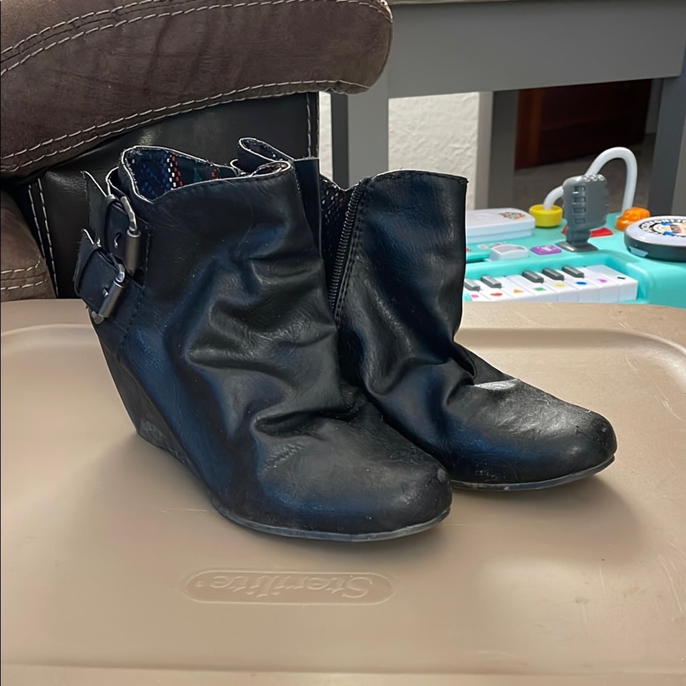 Blowfish Black Ankle Boots